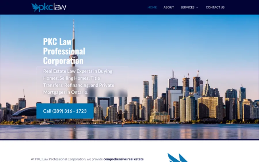 Site web PKC Law