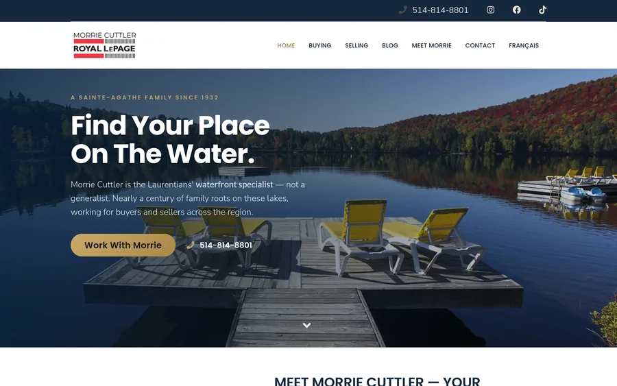 Morrie Cuttler, Royal LePage website