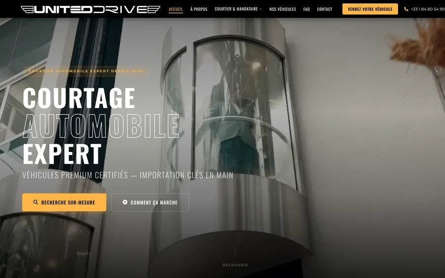 Site web United Drive